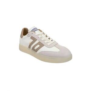 NEW BACK 70 men's boston 600 sneakers in white taupe
